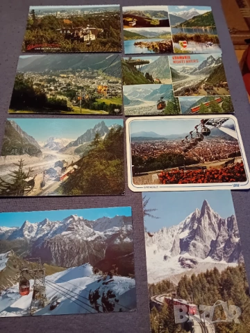 Картички от високопланински ЖП и въжени линии в Европа