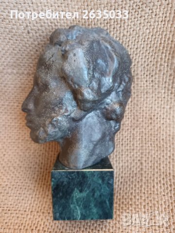 ПЛАСТИКА ПОРТРЕТ ПУШКИН, снимка 2 - Колекции - 40071943