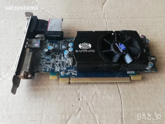 Видео карта AMD Radeon Sapphire HD 5570HM HDMI 1024MB GDDR3 128bit PCI-E, снимка 5 - Видеокарти - 47827984