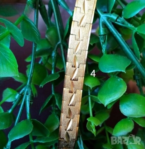 Златисти гривни от медицинска неръждаема стомана 20 лв., снимка 4 - Гривни - 6735609