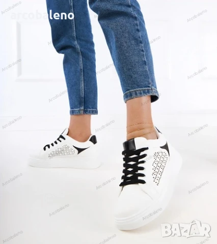 Дамски маратонки на платформа Remmi, 3цвята , снимка 7 - Маратонки - 50717927