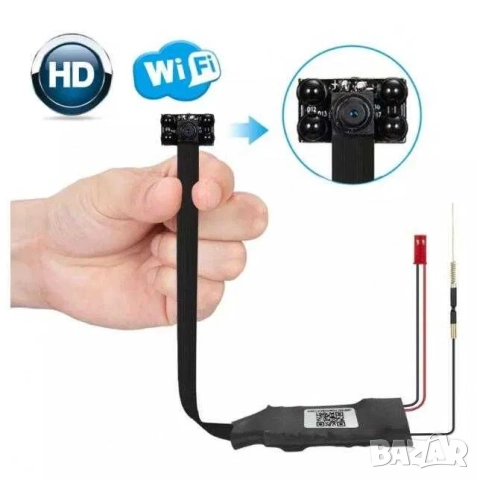 WiFi мини микро шпионска скрита камера за наблюдение с нощно виждане