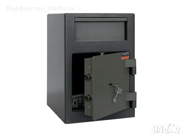 Депозитен взломоустойчив сейф/каса за денонощен обект-бензиностанция,магазин,заведение,рецепция