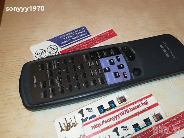 aiwa rc-tn999 audio remote control-внос swiss 2704231209, снимка 5 - Ресийвъри, усилватели, смесителни пултове - 40505403