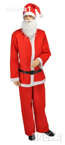 НОВО!!! КОСТЮМ НА ДЯДО КОЛЕДА, снимка 2 - Костюми - 47532734
