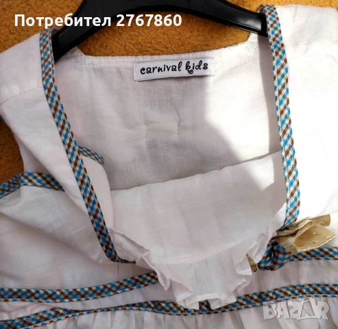 Официална рокля Carnival Kids, снимка 3 - Детски рокли и поли - 47905967