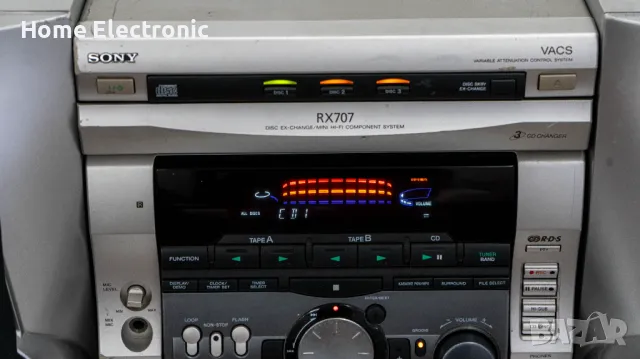 Уредба Sony HCD-RX707 / Много запазена, снимка 4 - Аудиосистеми - 50212027