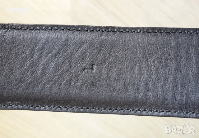 Ralph Lauren колан естествена кожа лак черно L, снимка 11 - Колани - 36771868