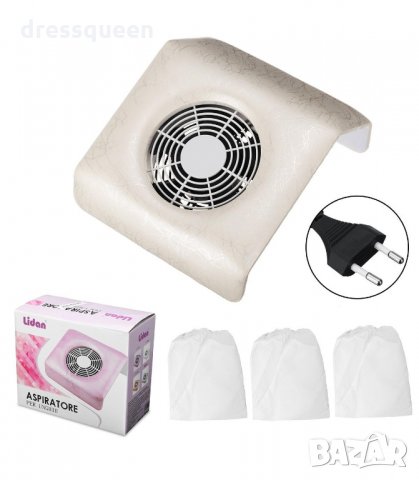 3191 Прахоуловител за маникюр 40W с филтър, снимка 2 - Продукти за маникюр - 34236280