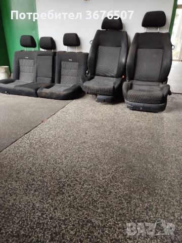 Пълен комплект седалки(РЕКАРО) ЗА ГОЛФ -4 двувратка! Седалките са запазени и изпънати!, снимка 2 - Аксесоари и консумативи - 52522387