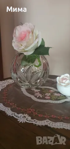 Ваза кристална, снимка 5 - Вази - 47462395