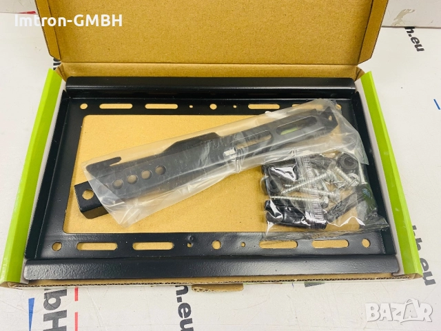 Стойка за телевизор, Монтаж на стена, ECO, Фиксирана, 14" - 42", Черна , снимка 2 - Стойки, 3D очила, аксесоари - 51664675