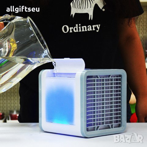 Мини климатик Air Cooler въздушен охладител USB охлаждане, 12V USB Air, снимка 1 - Климатици - 37653858