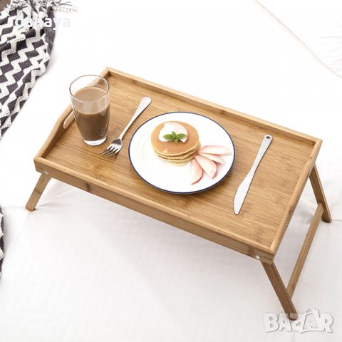 1663 Сгъваема маса за закуска в леглото поднос, снимка 3 - Маси - 38614101