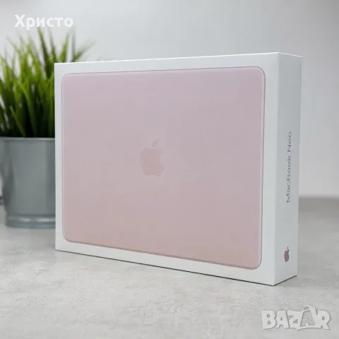 НОВ!!! Apple MacBook Neo 13”, A18 Pro, 8GB RAM, 512GB SSD, Blush, A3404