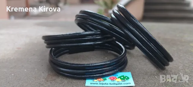 Мъжки гривни от есстествена кожа. Бижута Луди гъби.