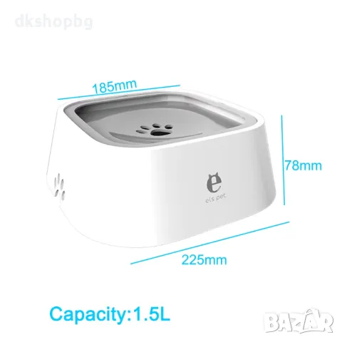 4412 Купичка за вода ELS PET с плаваща дъска, снимка 7 - Други стоки за животни - 48941540