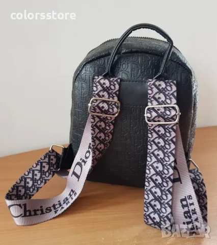 Черна раница  Dior код SG140, снимка 3 - Раници - 33945569