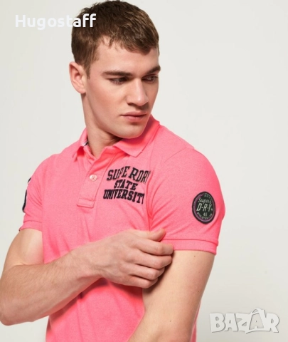 Оригинална Superdry мъжка блуза тениска фланелка т шърт Л, снимка 4 - Тениски - 51761271