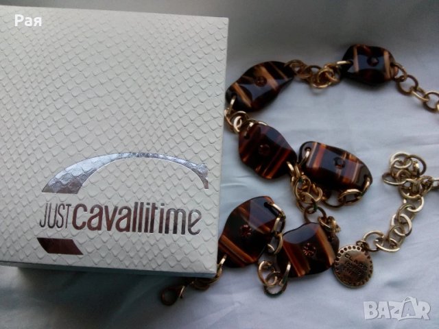 Колан тип бижу Roberto Cavalli class, снимка 8 - Колани - 50751387