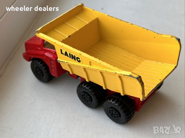 Метална количка Matchbox 1973 BIG TIPPER K-4 LAING, снимка 4 - Колекции - 39977604