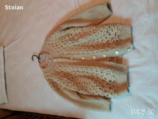 Дамска жилетка с риза, снимка 1 - Блузи с дълъг ръкав и пуловери - 34101370
