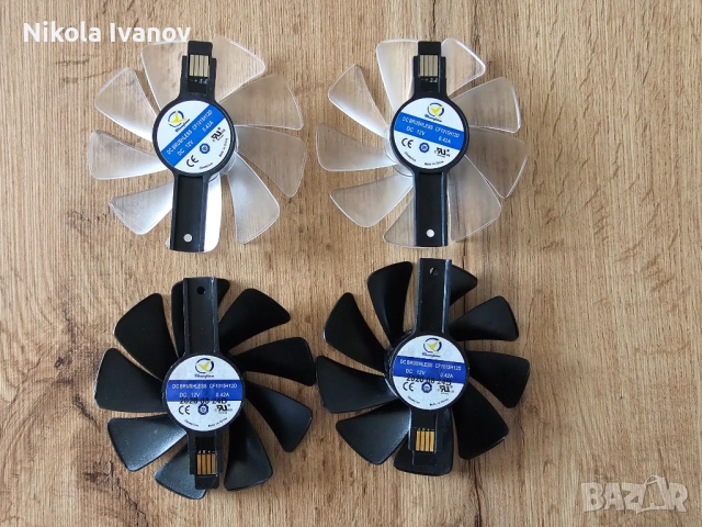Нови вентилатори за Sapphire Nitro+ RX 590 / 580 / 570 / 480 / 470 | 95mm|CF1015H12D|светещи и черни, снимка 4 - Други - 54089748