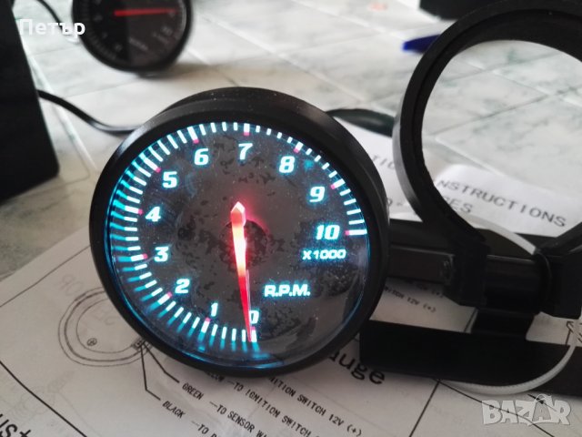 Аналогов обортомер, 3 модела, 7 цвята, 52мм, 60мм, снимка 16 - Аксесоари и консумативи - 33943136