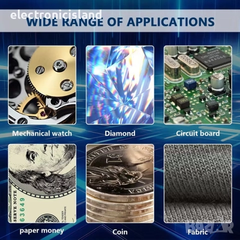 Цифров микроскоп 500X USB, ръчен преносим инструмент за инспекция на ремонти, запояване по платки, снимка 7 - Друга електроника - 52669954