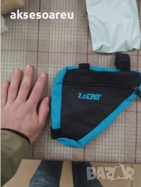 Водоустойчива чантичка за велосипед колело велосипедна чанта за предни тръби рамка Телефон паспорт и, снимка 5 - Аксесоари за велосипеди - 38395444