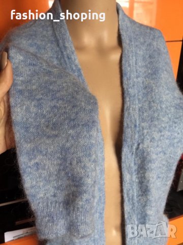 Жилетка в бебешко синьо Saint Tropez(вълна и мохер), S размер, снимка 3 - Жилетки - 35179800