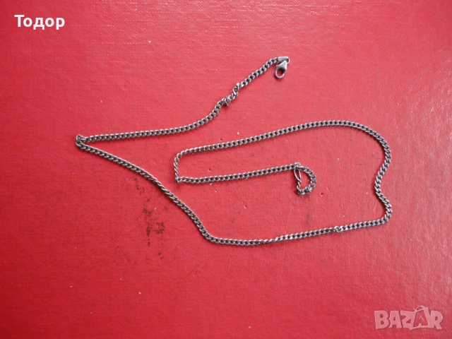 Сребърен синджир верижка 7, снимка 5 - Колиета, медальони, синджири - 53300142