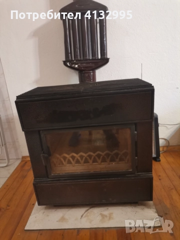Чугунена камина на твърдо гориво 