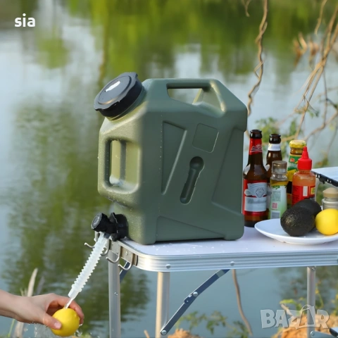 Туба за течности, Две гърла, ПВЦ, 12 литра