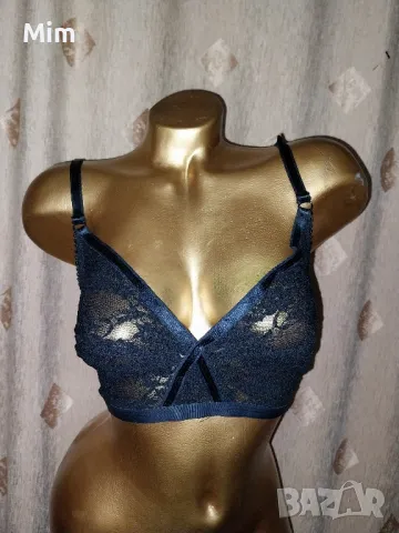 85 С Черен дантелен сутиен 