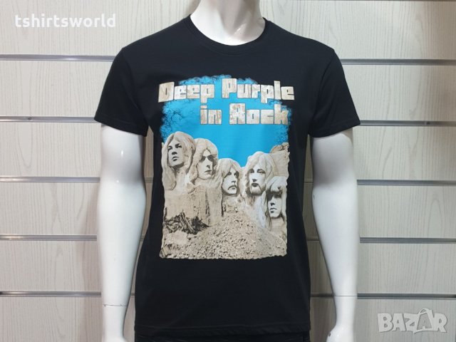 Нова мъжка тениска с трансферен печат на музикалната група Deep Purple - Deep Purple in Rock, снимка 3 - Тениски - 27823797