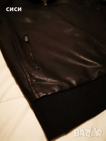 Кожено яке 4хл, снимка 4 - Якета - 31167288