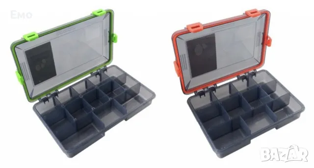 Кутия органайзер за риболов  със закопчалка - m-k28, снимка 3 - Екипировка - 48484039