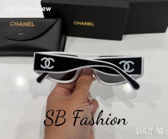 Chanel черно бели очила, снимка 8 - Слънчеви и диоптрични очила - 53974246
