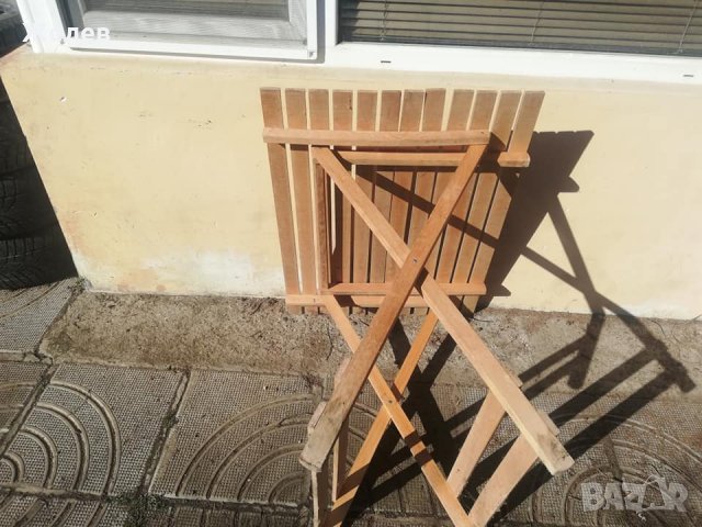 Сгъваема маса от парен бук., снимка 4 - Градински мебели, декорация  - 31681198