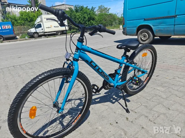 CROSS Велосипед 24" SPEEDSTER син, снимка 7 - Велосипеди - 56530113