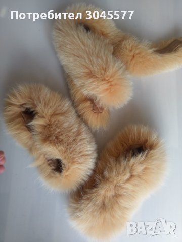 Яка и маншети Комплект от естествен косъм, снимка 3 - Шалове - 39773691