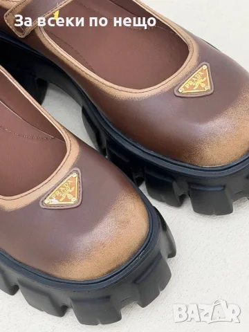 Prada Дамски Ежедневни Обувки Естествена Kожа С Грайфер Прада - Различни Цветове Код SK2015, снимка 4 - Дамски ежедневни обувки - 55740853