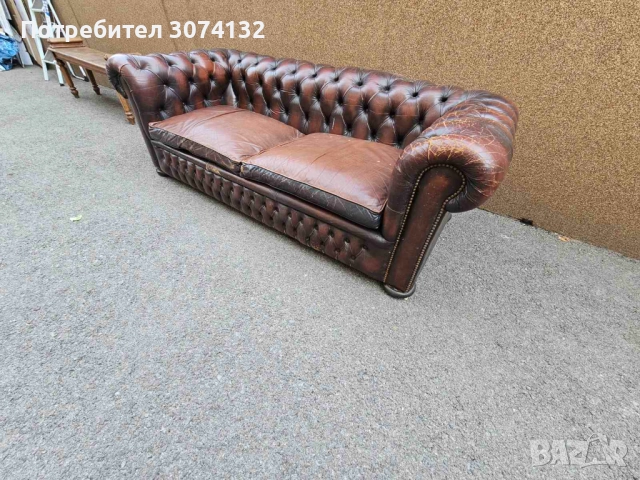 Диван в стил Честърфийлд, снимка 2 - Дивани и мека мебел - 52879137