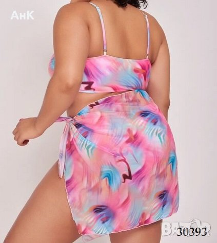 Различни Сетове от три части бански костюм хл-4хл, снимка 8 - Бански костюми - 37845651