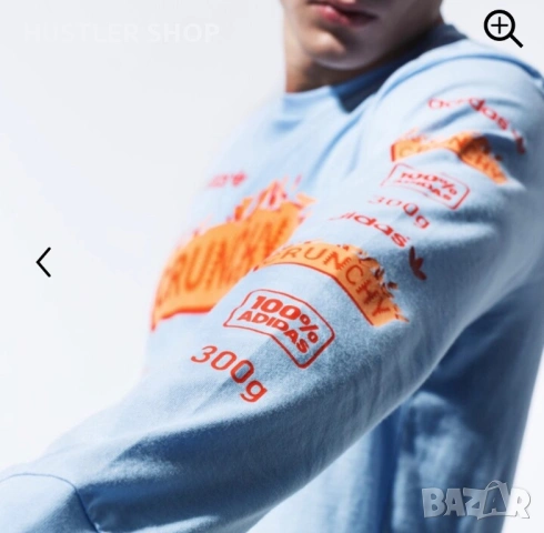 Мъжка блуза ADIDAS. Размер L, снимка 2 - Блузи - 54182232