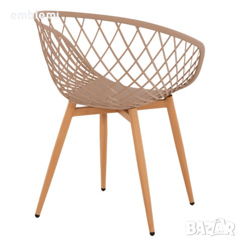 Стол трапезен ARMCHAIR ARIADNE HM8001 Крем , снимка 5 - Столове - 44275614