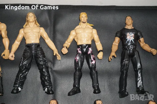 27 Кеч Фигури на Mattel и Jakks Pacific Stone Cold/The Rock/RVD/Big Show/Chris Jericho/Stardust, снимка 3 - Фигурки - 48772761