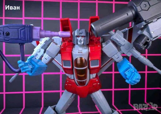 Transformers Masterpiece MP-52 Starscream 2.0, снимка 8 - Колекции - 54234820