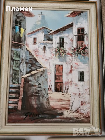 Картина масло върху платно испански пейзаж